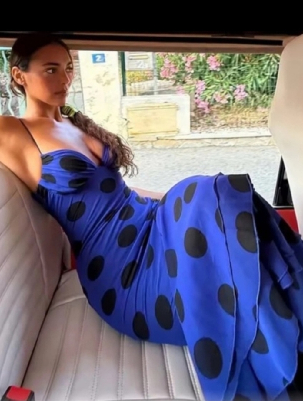 Zara Polka Dot Mermaid Dress NWT Size M Dress - Picture 2 of 6